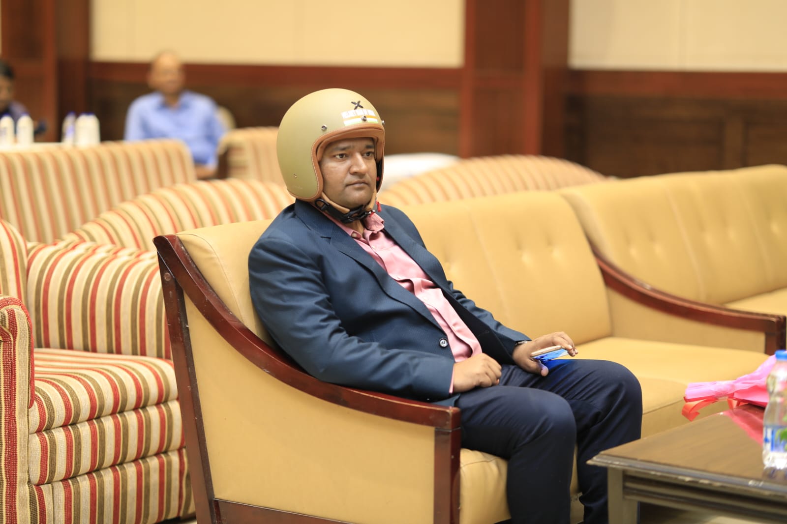 Helmet man of india