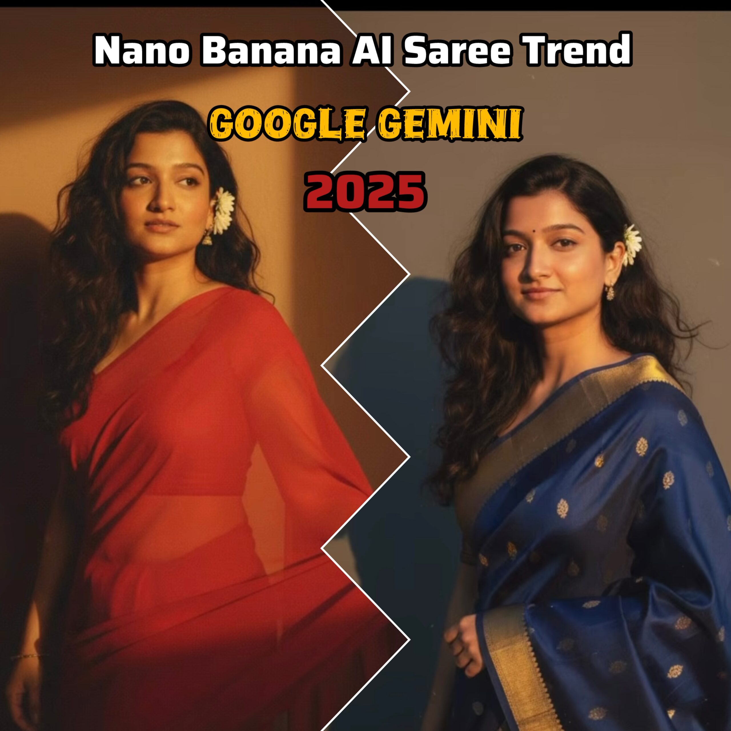 Nano Banana AI Saree Trend: Google Gemini का वायरल AI फैशन क्रेज